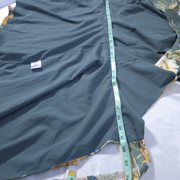 Superdown Floral Wrap Dress in Green and Yellow XS - Picture 4 of 9